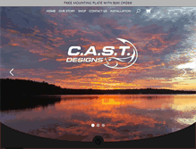 Tablet Screenshot of castdesigns.com